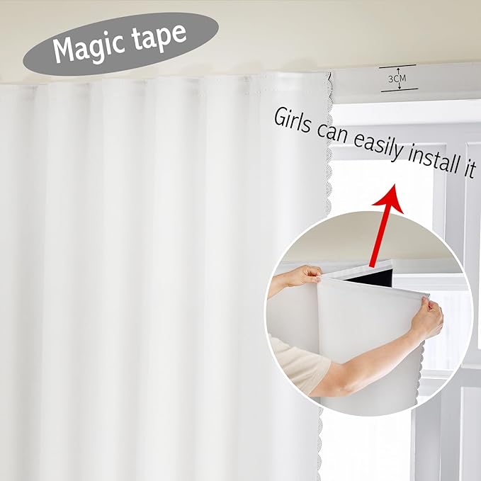 Magic Tape Stick on Portable Curtains - Image 7