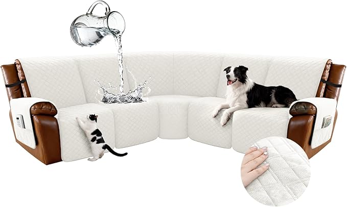 Arfntevss Waterproof Recliner Sectional Couch Covers by Arfntevss