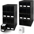 Trading Card Storage Box with 100 Dividers, Cardboard Collectors Cards by Fageverld