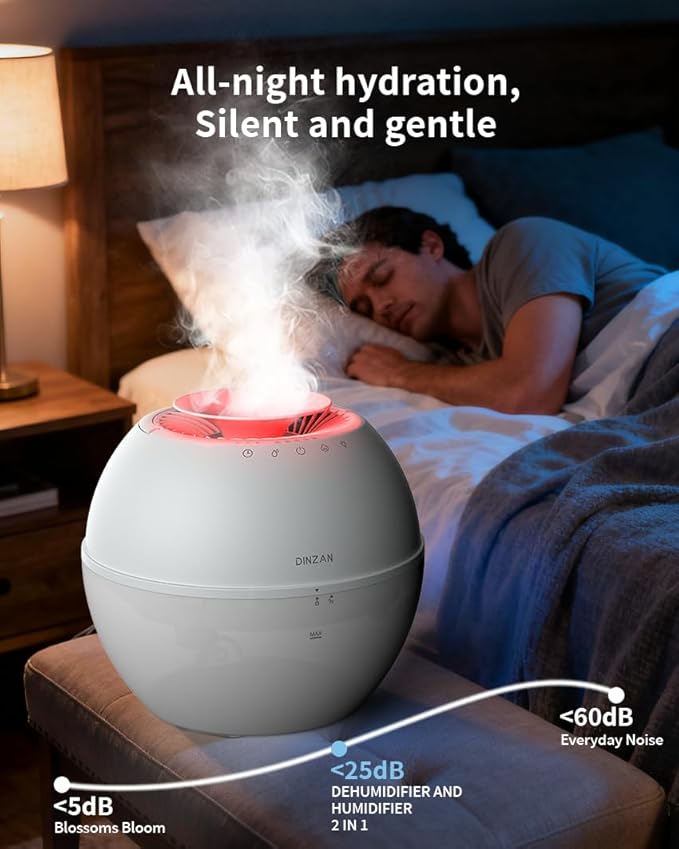 Dual-Function Humidifier & Dehumidifier 152oz Water Tank Steam distillation - Image 5