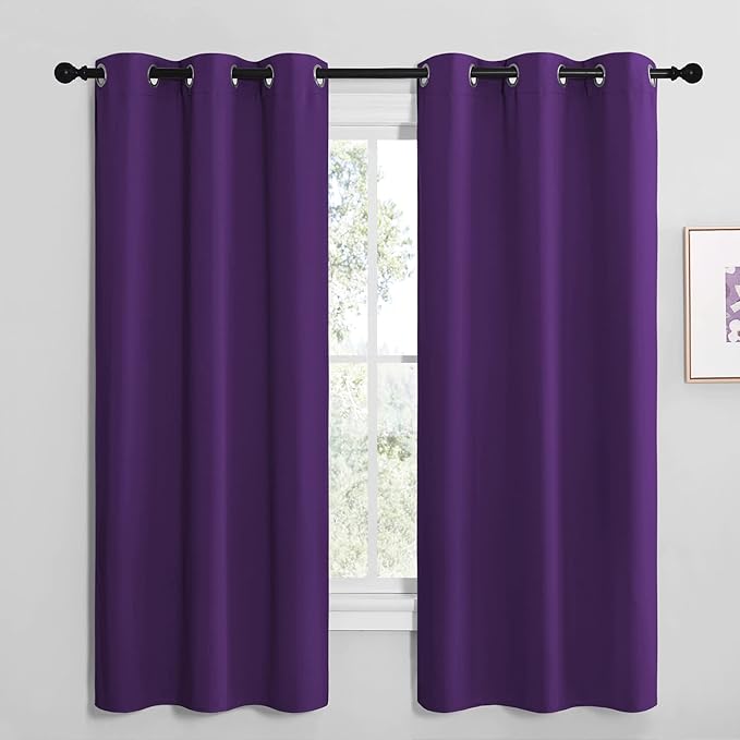 NICETOWN Kitchen Short Blackout Curtains, Home Decoration Thermal Insulated by NICETOWN