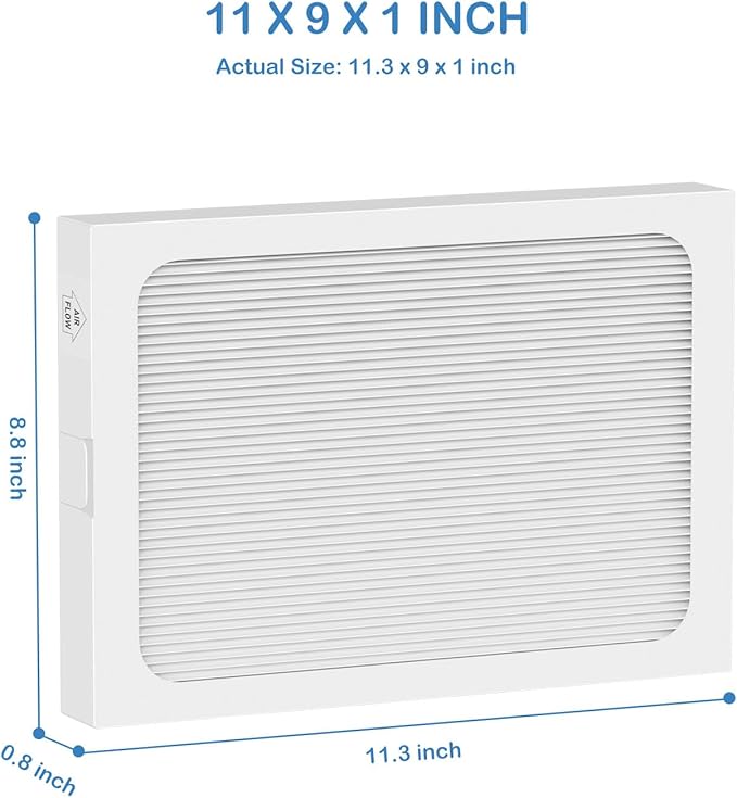 9 x 11 x 1 MERV 13 Replacement Dehumidifier Filter Compatible - Image 7