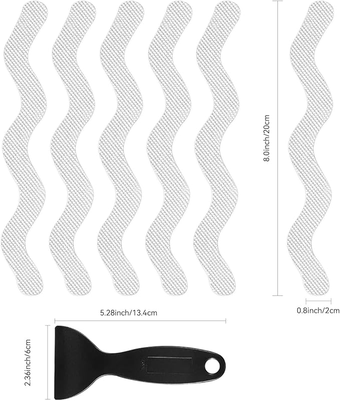 24 PCS Anti Slip Shower Stickers, Safety Bathtub Non Slip Strips, Adhesive - Image 6