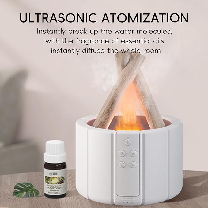 Campfire Flame Fire Diffuser, Bonfire Aromatherapy Essential Oil Diffuser - Image 5