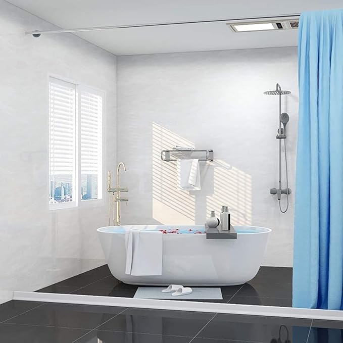 Duzzy 67 Inch Collapsible Shower Water Dam Shower Stopper Barrier and Retention - Image 7