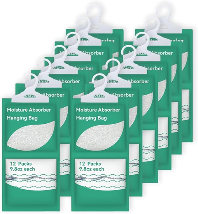 Moisture Absorbers Packets, Fragrance Free, Humidity Packs, Hanging Closet by Tvuidgeg
