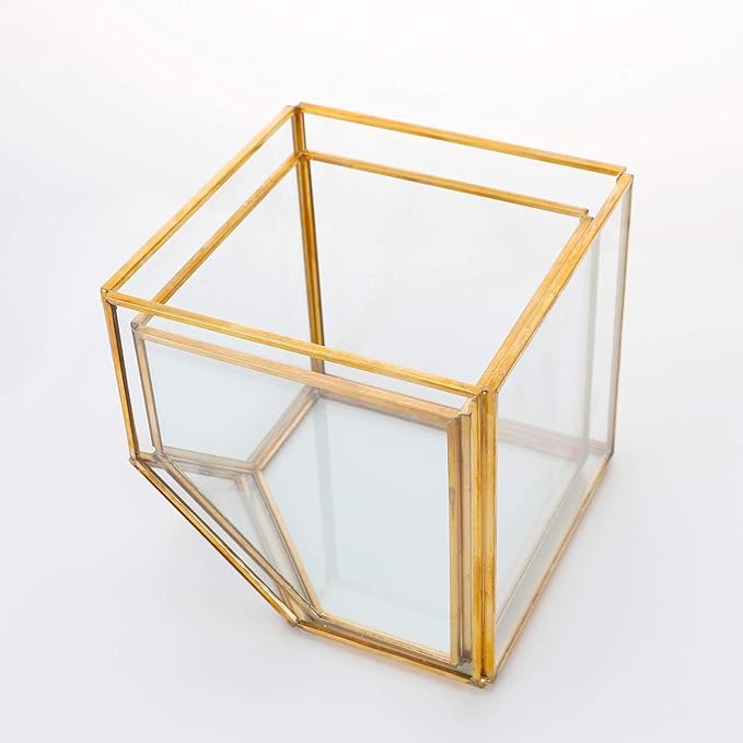 ELEGANTLIFE Glass Geometric Plant Terrarium, Succulent & Air Planter - Image 9