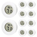 10 Pack Mini Hygrometer Thermometer by LemonBest