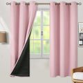 BGment Baby Pink 100% Blackout Curtains by BGment