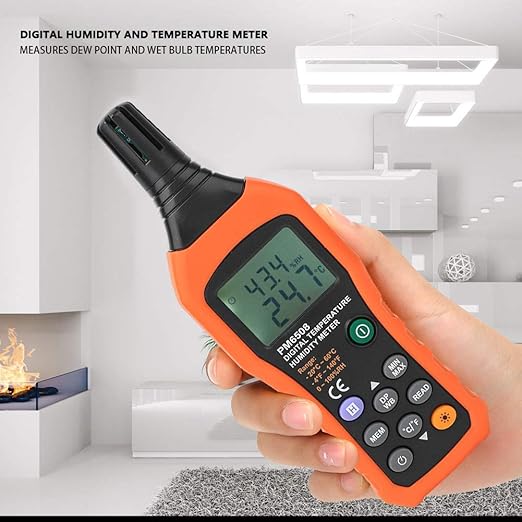 Digital Humidity and Temperature Meter MS6508 Handheld Portable Thermometer - Image 8