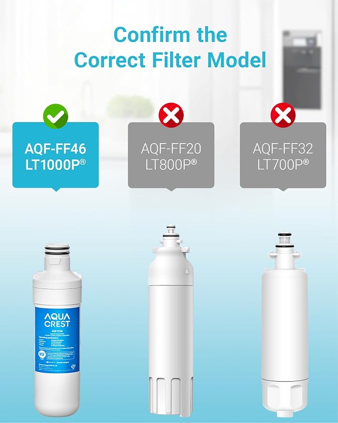 AQUA CREST LT1000PC ADQ747935 MDJ64844601 NSF Certified Refrigerator Water - Image 3