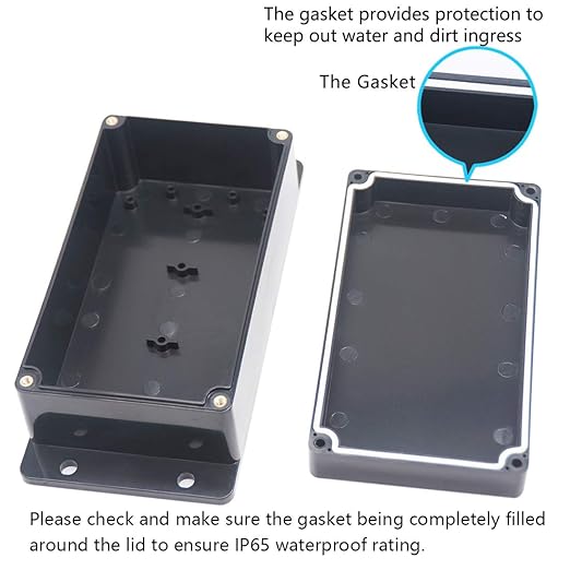 Zulkit Junction Box ABS Plastic Dustproof Waterproof IP65 Universal Electrical - Image 4