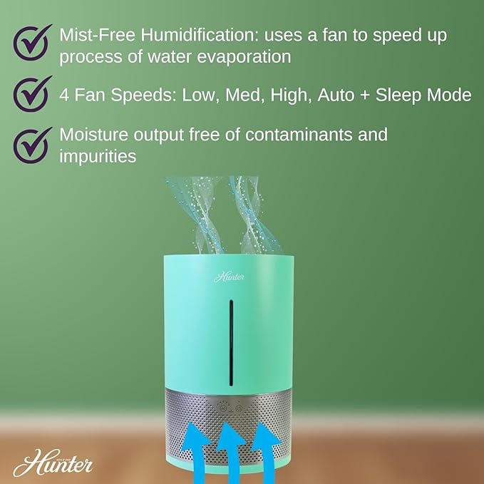 HHE150 Hunter Aspire 4.8L Evaporative Humidifier - Image 9