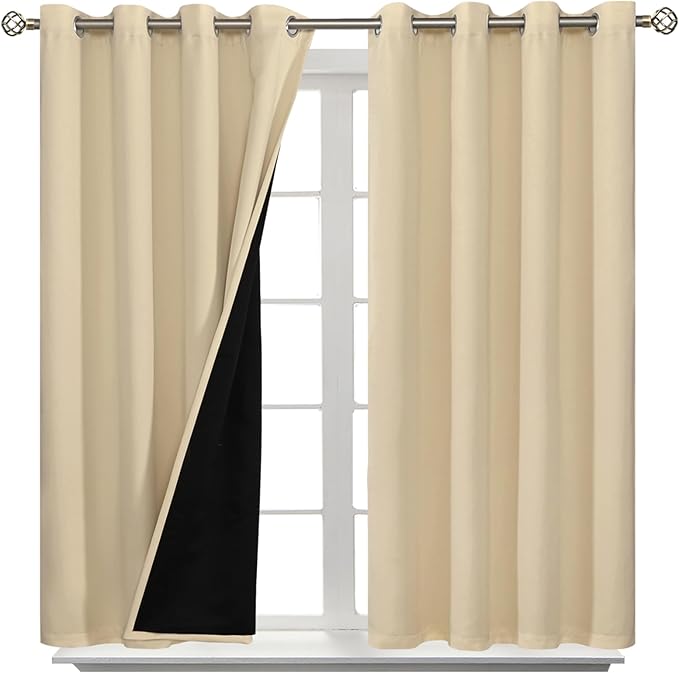 BGment Short 100% Blackout Curtains - Image 8