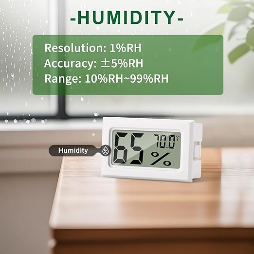 Atogou 4-Pack Mini Hygrometer Indoor Humidity Meter, Digital Humidity Gauge - Image 3