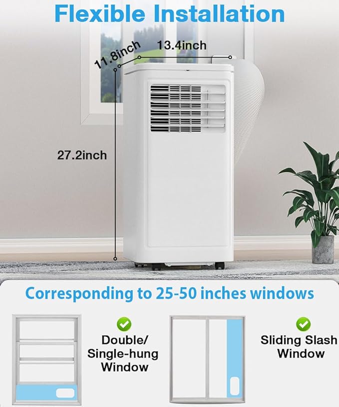 Joy Pebble Portable Air Conditioner, 8000 BTU - Image 6