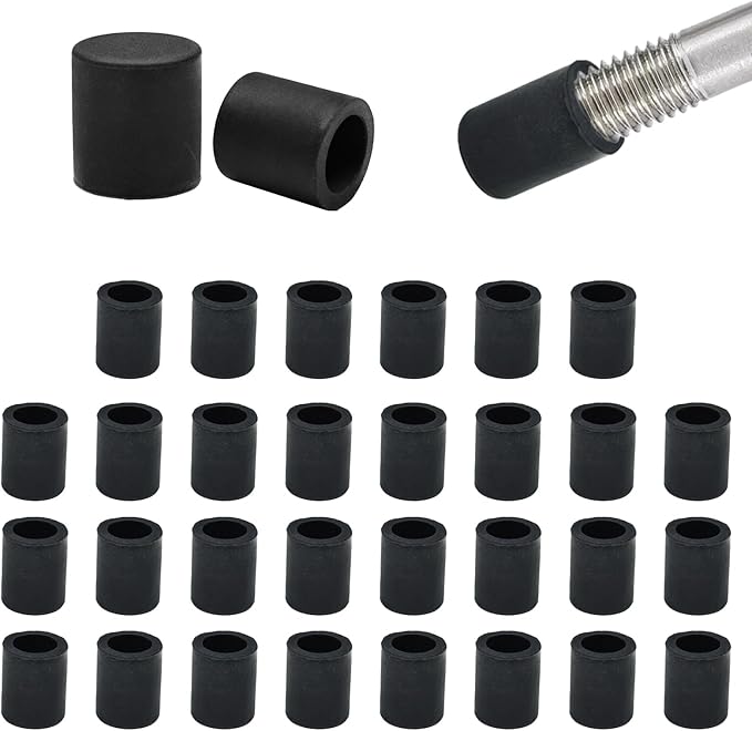 1/4" Silicone Chair Leg Floor Protectors, Rubber Chair Leg Caps, Non-Slip by EASYEAH