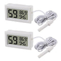 2-Pack Mini Digital Hygrometer Thermometer Gauge by DWEII