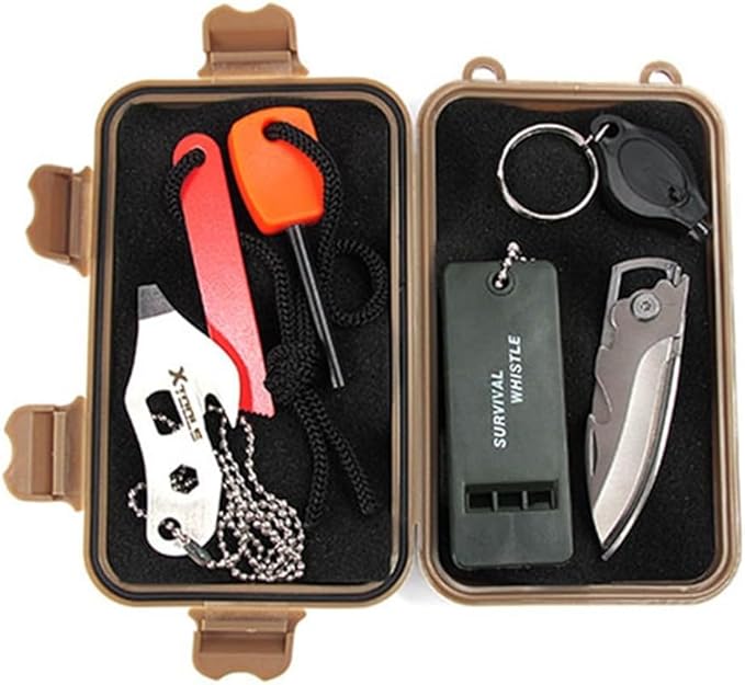 Airtight Waterproof Storage Container, Portable Outdoor Survival Box, - Image 2