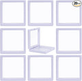 Framendino, 20 Pack White 3D Floating Frame Display Case Challenge Coin by Unknown