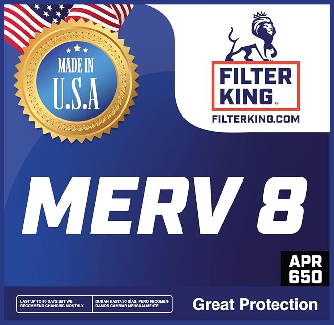 Filter King 20x24x4 Air Filter Dust & Allergy Control AC Furnace Filters - Image 2