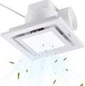 Bathroom Exhaust Fan with Light, 8 Inch Barthroom Ventilation Fan, 110 CFM 1.0 by yanliangvich