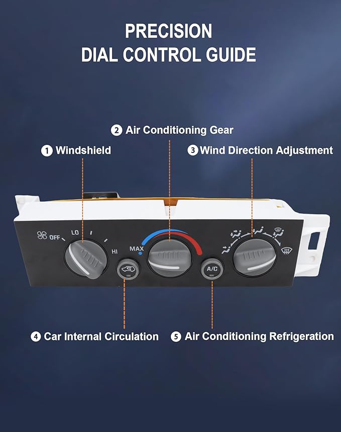 Flecto HVAC AC Heater Climate Control Module Switch Compatible - Image 4