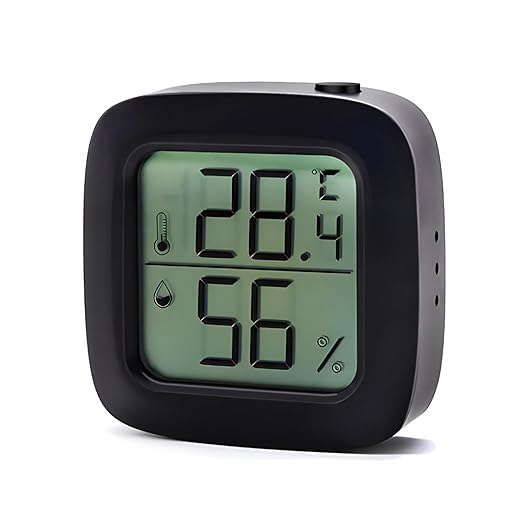 Digital Reptile Thermometer Hygrometer Precise Temp & Humidity Gauge by JLENOVEG