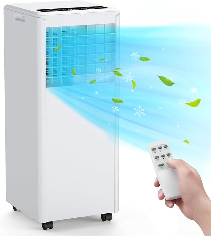 8000 BTUs Portable Air Conditioner by Hipicute