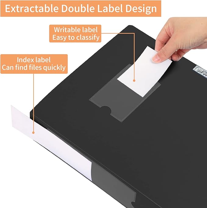 HUA JIE A4 Storage File Boxes Plastic Archives Cases - Image 8