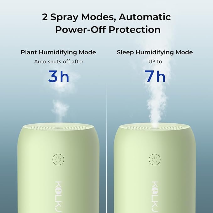 Portable Mini Humidifier, KQLKJ 350ml Small Cool Mist Humidifiers, USB Personal - Image 5