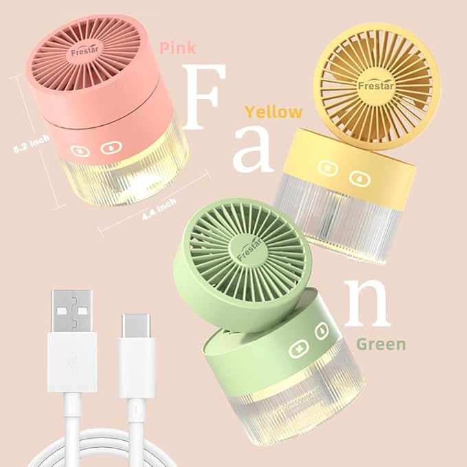 Personal Cooling Fan and Small Air Humidifier 350ml - Image 5