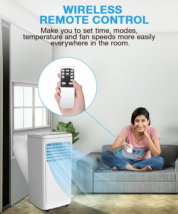 Joy Pebble Portable Air Conditioner, 8000 BTU - Image 5