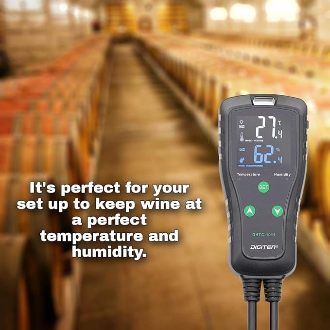 Temperature and Humidity ControllerPlug-in Thermostat Humidistat Reptile - Image 4