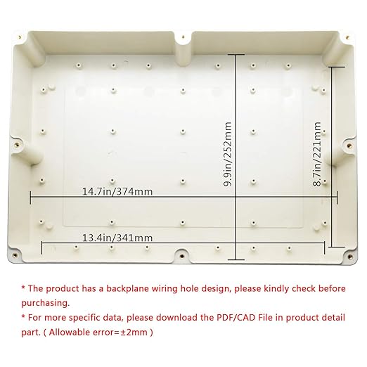 LeMotech Waterproof Dustproof IP65 ABS Plastic Junction Box Universal Electric - Image 5