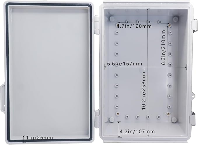 Waterproof Outdoor Electrical Box Junction Box Weatherproof IP67 ABS Plastic - Image 4