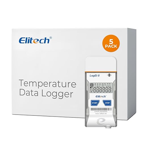 Elitech USB Temperature Data Logger Reusable Temperature Recorder Digital by Elitech