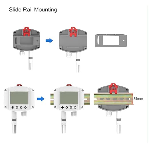 485 Temperature Humidity Transmitter High Accuracy LCD Display Temperature - Image 2