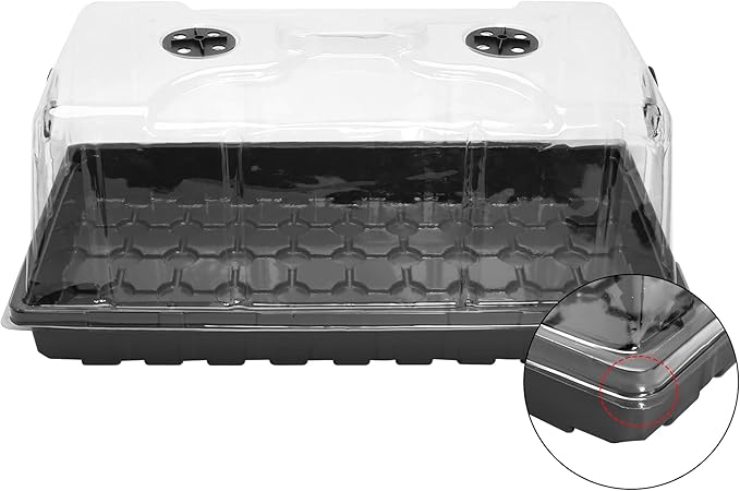 MIXC 10 Pack Humidity Dome 7" Tall Extra Strength, 1020 Growing Trays Cover - Image 6