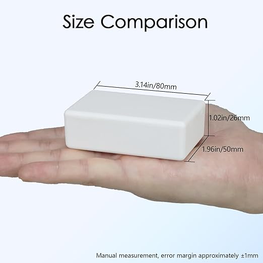 Project Box 8 Pieces Electrical Box Small Junction Box ABS Plastic Enclosure - Image 2