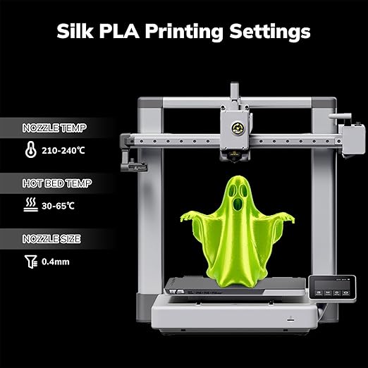 AMOLEN PLA 3D Printer Filament Silk PLA Filament 1.75mm Silk Filament Pack - Image 4