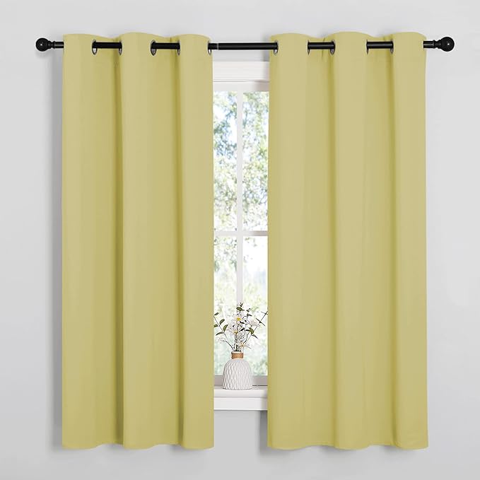 NICETOWN Bedroom Curtain Panels Blackout Draperies, Thermal Insulated Solid by NICETOWN