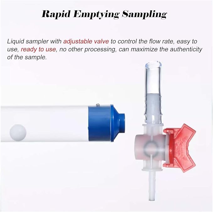 PVC Water Sampling Device, Lake Water Sample Collector 250 500 1000ml - Image 4