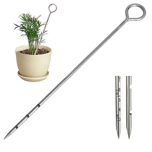 Soil Probe 14 Inches Moisture Meter by Lichtund