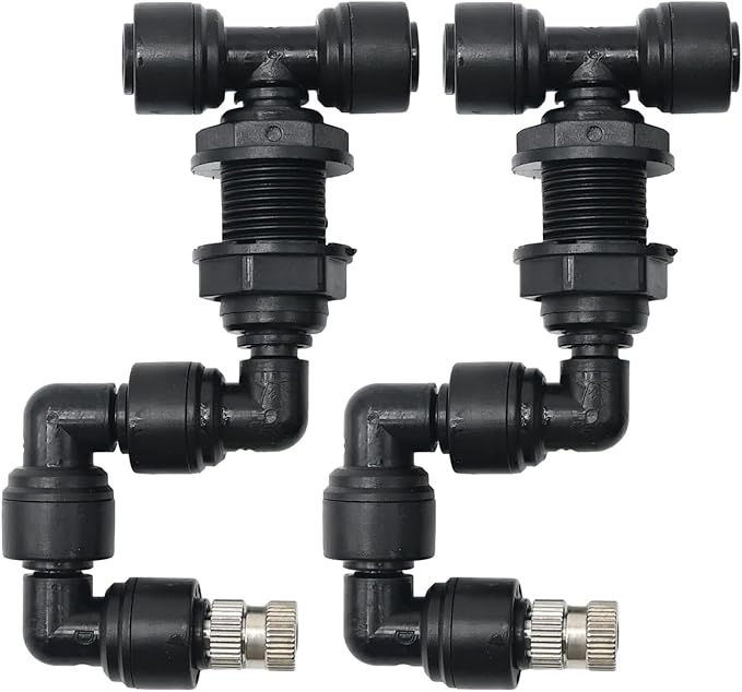 Reptile Misting Spray Nozzle for Rainforest Tank Pet Cooling Adjustable Reptile by Lidscura