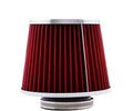 ID2.5" High Flow Inlet Cold Air Intake Cone Air Filter Replacement Clamp-On by ASYXPCRH