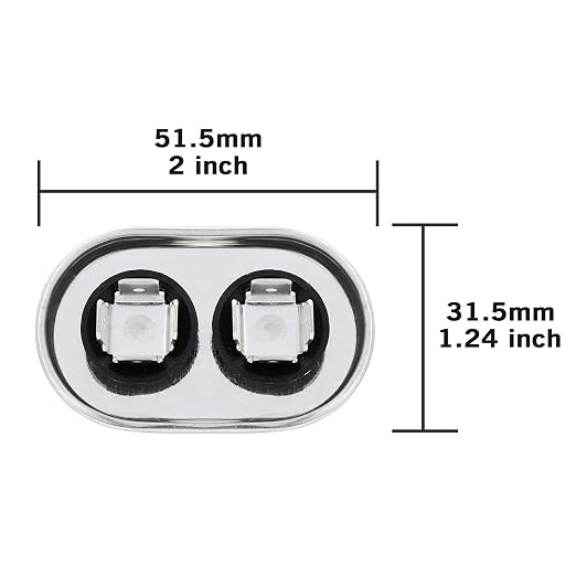 VEXUNGA 12.5uF 370/440/450VAC 50/60Hz CBB65 CBB65A Oval Run Start Capacitor - Image 3