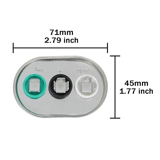 VEXUNGA 40/5 uF 40+5 MFD 370V 440V 450V Oval Dual Run Start AC Capacitor 40 5 - Image 3