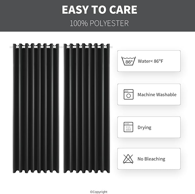 Waterproof Outdoor Curtain W105 x L108 - Image 7