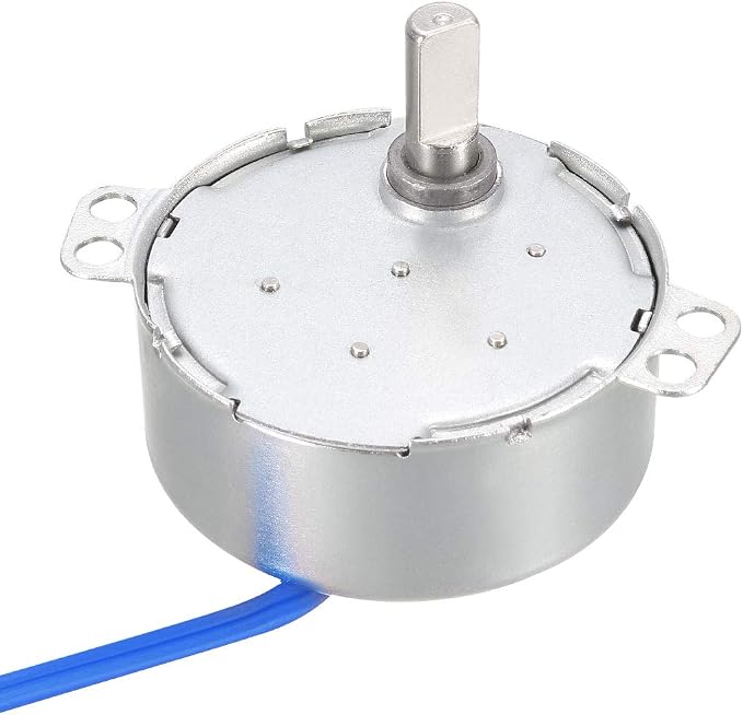 uxcell Synchronous Motor AC 100-127V 5-6RPM 50-60Hz CCW/CW 4W D Shaft 5 x 7mm by uxcell